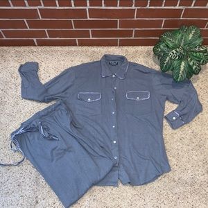 Women's Blue Pajama Set